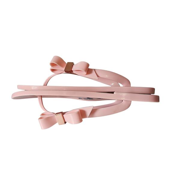 Ted Baker Jelly Flip Flops Thong Sandal Bow Womens 40 US 9.5 Pink Suzzip Shoe - Picture 9 of 15